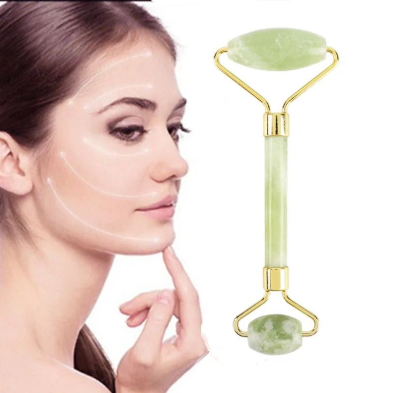 Massageador Anti Rugas Facial Pedra de jade