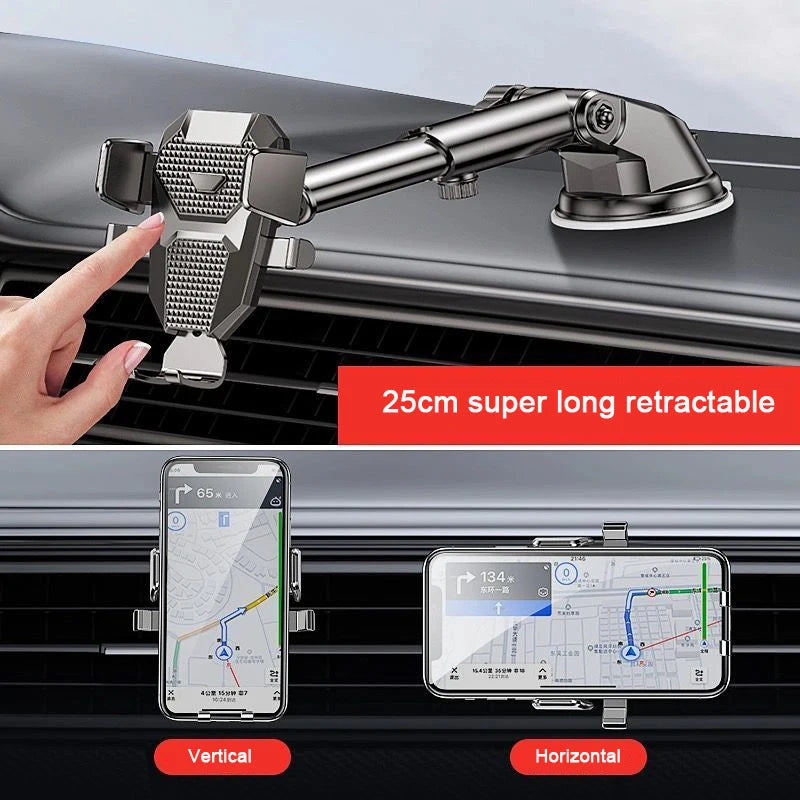 Suporte universal para telefone de carro com ventosa 360°